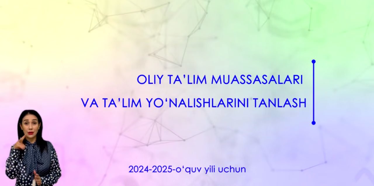 Oliy ta’lim muassasalari va ta’lim yo‘nalishlarini tanlash qoldi