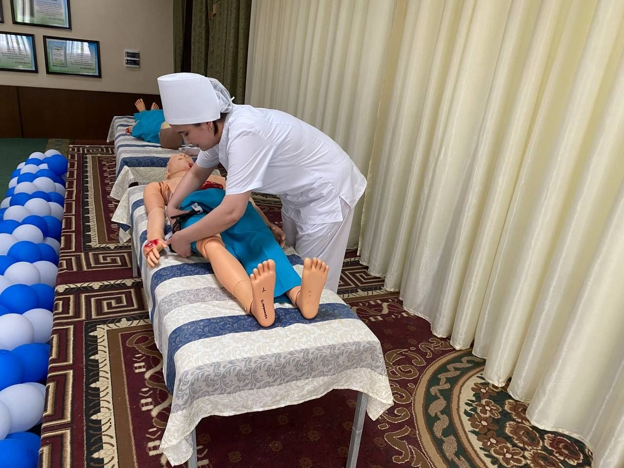 “Favqulodda vaziyatlarda harakatlanish tartibi”ni o‘rgatish ishlari tashkil etildi.