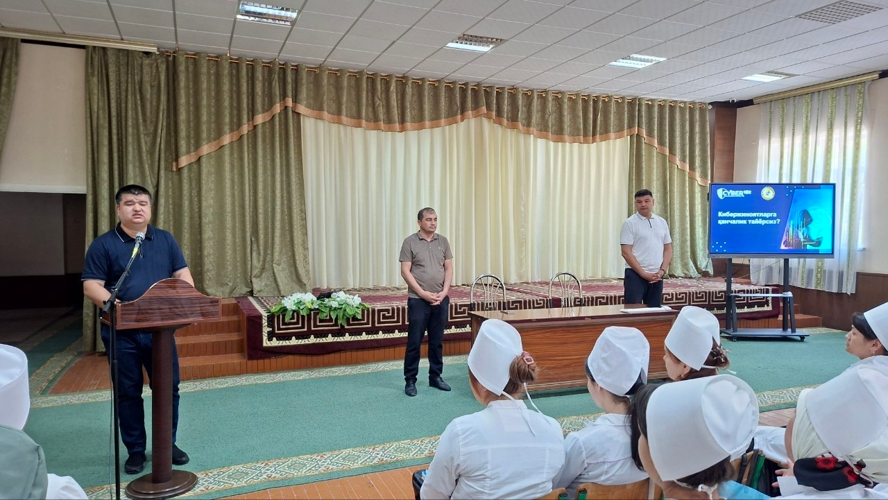 XAVFSIZ KIBERMAKON” SHIORI OSTIDA UCHRASHUV O'TKAZILDI